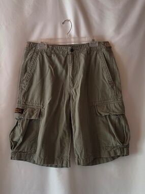 Ralph Lauren Polo Jeans Co Cargo Shorts  Military Surplus Utility Green Men's 32